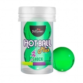 Лубрикант на силиконовой основе Hot Ball Plus с покалывающим эффектом (2 шарика по 3 гр.) - HotFlowers - купить с доставкой в Оренбурге