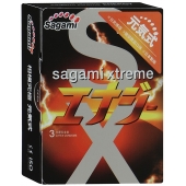 Презервативы Sagami Xtreme ENERGY с ароматом энергетика - 3 шт. - Sagami - купить с доставкой в Оренбурге
