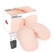 Мастурбатор-полуторс с двойным слоем материала и вибрацией Maria Onahole Real Vagina - KOKOS - в Оренбурге купить с доставкой