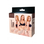 Набор из 3 мастурбаторов The Girl Next Door Tina - Dream Toys - в Оренбурге купить с доставкой