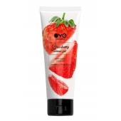 Лубрикант на водной основе OYO Aroma Gel Strawberry с ароматом клубники - 75 мл. - OYO - купить с доставкой в Оренбурге