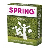 Классические презервативы SPRING CLASSIC - 3 шт. - SPRING - купить с доставкой в Оренбурге