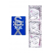 Розовые презервативы Sagami Xtreme FEEL FIT 3D - 3 шт. - Sagami - купить с доставкой в Оренбурге