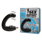 Чёрный массажёр простаты серии Sex Expert - Sex Expert - в Оренбурге купить с доставкой