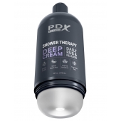 Мастурбатор в бутылке Shower Therapy Deep Cream - Pipedream - в Оренбурге купить с доставкой