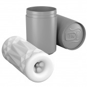 Белый компактный мастурбатор Fine Lady в упаковке-банке - Baile - в Оренбурге купить с доставкой