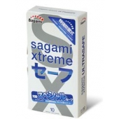 Презервативы Sagami Xtreme Ultrasafe с двойным количеством смазки - 10 шт. - Sagami - купить с доставкой в Оренбурге