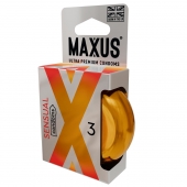 Презервативы анатомической формы Maxus Sensual - 3 шт. - Maxus - купить с доставкой в Оренбурге