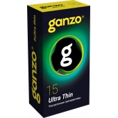 Прозрачные ультратонкие презервативы Ganzo Ultra thin - 15 шт. - Ganzo - купить с доставкой в Оренбурге