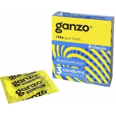 Классические презервативы с обильной смазкой Ganzo Classic - 3 шт. - Ganzo - купить с доставкой в Оренбурге
