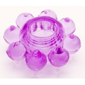 Мягкая фиолетовая гелевая насадка - Toyfa Basic - в Оренбурге купить с доставкой