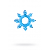 Голубая гелевая насадка-звезда - Toyfa Basic - в Оренбурге купить с доставкой