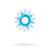 Голубая гелевая насадка с шипиками - Toyfa Basic - в Оренбурге купить с доставкой