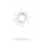 Прозрачное гелевое эрекционное кольцо-солнце - Toyfa Basic - в Оренбурге купить с доставкой