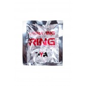 Прозрачное эрекционное кольцо с вибратором  и подхватом - Toyfa Basic - в Оренбурге купить с доставкой