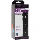 Насадка-фаллоимитатор Vac-U-Lock CodeBlack 8 Inch Classic Dong - 19,3 см. - Doc Johnson - купить с доставкой в Оренбурге