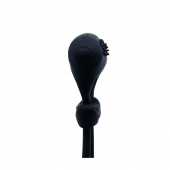 Чёрное лассо на пенис с вибрацией - Baile - в Оренбурге купить с доставкой