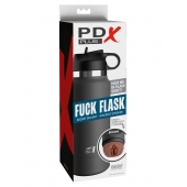 Смуглый мастурбатор-вагина в корпусе-бутылке F*ck Flask - Pipedream - в Оренбурге купить с доставкой