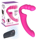 Розовый безремневой страпон Straples Strap-On Dildo - Erokay - купить с доставкой в Оренбурге