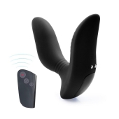 Черный вибромассажер простаты 3,5’’ Remote Control Curve P-spot Massager - 12 см. - Erokay - в Оренбурге купить с доставкой