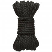 Черная верёвка для связывания и фиксации Bind Tie - 9,14 м. - Doc Johnson - купить с доставкой в Оренбурге
