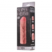 Фаллоудлинитель SUPER HERO Dewil - 17,5 см. - Lola Games - в Оренбурге купить с доставкой