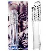 Прозрачная насадка-удлинитель Perfect Sleeve - 19 см. - Boys of Toys - в Оренбурге купить с доставкой