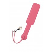 Розовый кожаный пэддл - 37 см. - Pecado - купить с доставкой в Оренбурге