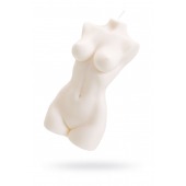 Белая интерьерная свеча в форме женского торса - 850 гр. - Pecado - купить с доставкой в Оренбурге