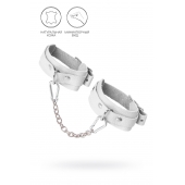 Белые мини-оковы со скруглёнными углами - Pecado - купить с доставкой в Оренбурге