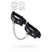 Черные мини-оковы со скруглёнными углами - Pecado - купить с доставкой в Оренбурге