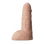 Телесный фаллоудлинитель с мошонкой Cock Next - 19 см. - LOVETOY (А-Полимер) - в Оренбурге купить с доставкой