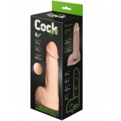 Телесный фаллоудлинитель с мошонкой Cock Next - 17 см. - LOVETOY (А-Полимер) - в Оренбурге купить с доставкой