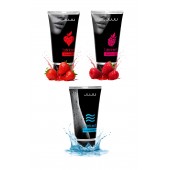 Набор из 3 лубрикантов JUJU (увлажняющий, клубника, малина) - JuJu - купить с доставкой в Оренбурге