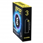 Супертонкие презервативы Ganzo Invisible - 3 шт. - Ganzo - купить с доставкой в Оренбурге