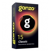 Классические презервативы с обильной смазкой Ganzo Classic - 15 шт. - Ganzo - купить с доставкой в Оренбурге