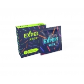 Светящиеся в темноте презервативы Expert Neon - 3 шт. - Expert - купить с доставкой в Оренбурге