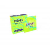 Ультратонкие презервативы Expert Invisible - 3 шт. - Expert - купить с доставкой в Оренбурге