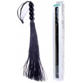 Черная силиконовая плеть - 37 см. - Boys of Toys - купить с доставкой в Оренбурге