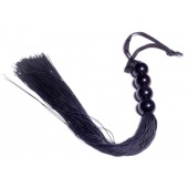 Черная силиконовая плеть - 37 см. - Boys of Toys - купить с доставкой в Оренбурге