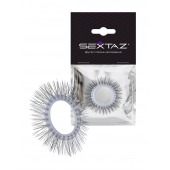 Круглое эрекционное кольцо с «ресничками» - Sextaz - в Оренбурге купить с доставкой