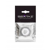 Эластичное эрекционное кольцо с длинными черными «ресничками» - Sextaz - в Оренбурге купить с доставкой