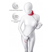 Красный ошейник с подкладкой из меха - ToyFa - купить с доставкой в Оренбурге