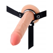 Мужской полый страпон на регулируемых ремнях - 18,5 см. - Sex Expert - купить с доставкой в Оренбурге