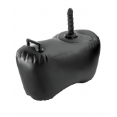 Черное надувное кресло с платформой для фиксации дилдо Body Dock Inflatable Love Seat - Pipedream - купить с доставкой в Оренбурге