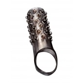 Дымчатая насадка на пенис с выпуклостями - 12 см. - Sex Expert - в Оренбурге купить с доставкой