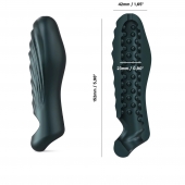 Серая силиконовая насадка на пенис с подхватом Manwan Ryzer - Manwan - в Оренбурге купить с доставкой