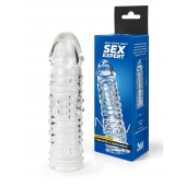 Прозрачная закрытая насадка на пенис - 17 см. - Sex Expert - в Оренбурге купить с доставкой