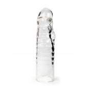 Прозрачная закрытая насадка на член - 15 см. - Sex Expert - в Оренбурге купить с доставкой
