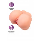 Реалистичный мастурбатор в форме попки с 2 любовными входами - No Name - в Оренбурге купить с доставкой